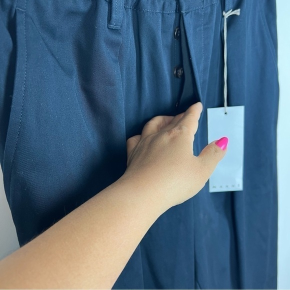 Marni, Men’s Cropped Gabardine Trousers In Navyblue. Size: 28 US. - NWT - Picture 9 of 16